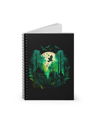 Dark Forest Spiral Notebook...