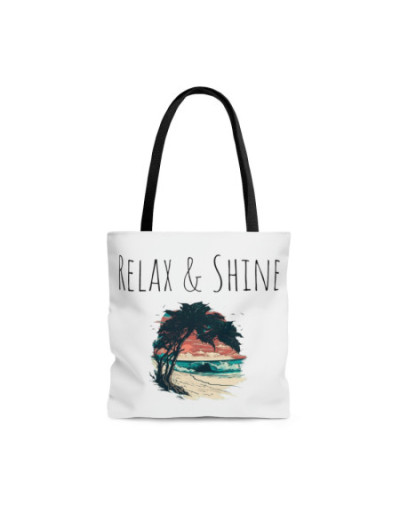 Relax Beach Tote Bag