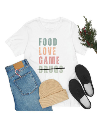 Food Love Game T-Shirt -...