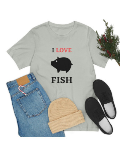 I love Fish T-Shirt - Men's...