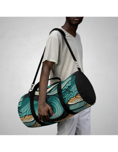 Design Waves Duffel Bag