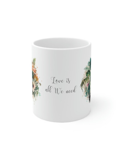Tropical Love Ceramic Mug 11oz