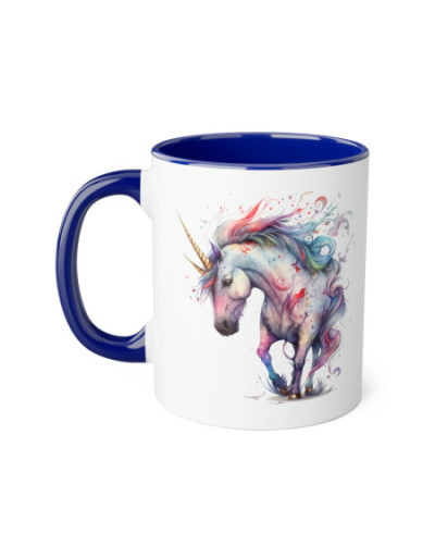 Unicorn Accent Mugs, 11oz