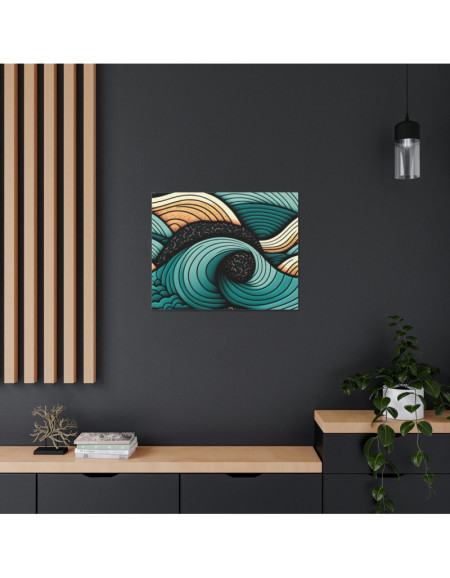 Waves Canvas Gallery Wraps